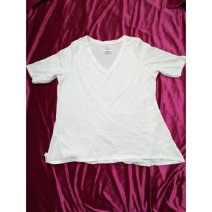 40. SEED TO STYLE Organic cotton Short-sleeve T-Shirt V Neck Everyday Sz L